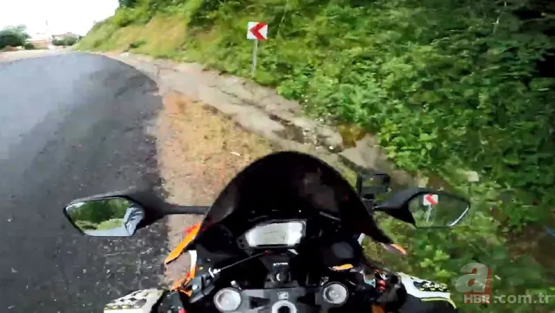 Kaza anını saniye saniye kaydetti! Feci anlar kamerada 2