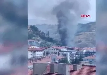 Ağaçlık alanda çıkan yangın evlere sıçradı!
