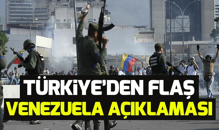 Son dakika: Türkiyeden Venezueladaki darbe girişimi ile ilgili kritik açıklama