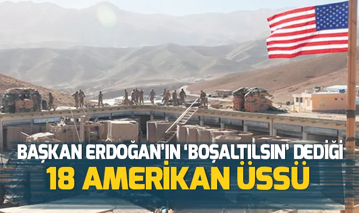 İşte Suriyede boşaltılacak ABD üsleri