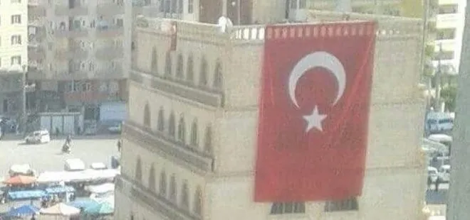 HDP’den Mardin’de bayrak provokasyonu