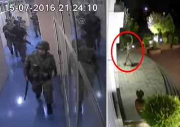 Darbecilerin AKOM baskını, güvenlik kameralarına yansıdı