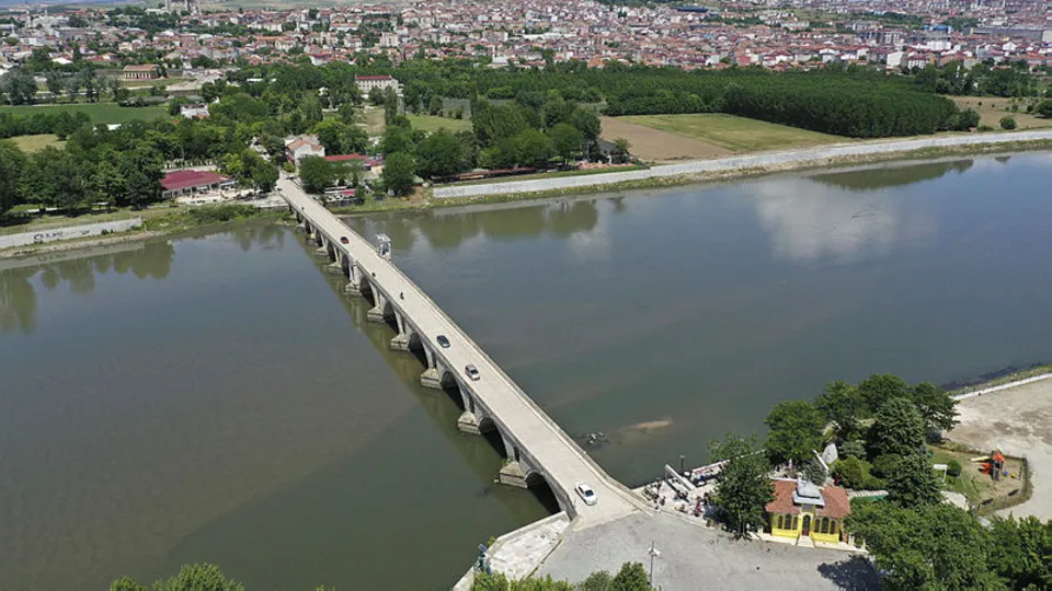 Meriç Nehri’nin kuraklıktan kurtuldu! Debisi yağışlarla iki günde yüzde 50’den fazla yükseldi | Video