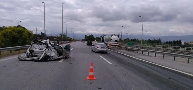 Aydın’da süt tankeri otomobile çarptı; evli çifti kaza ayırdı