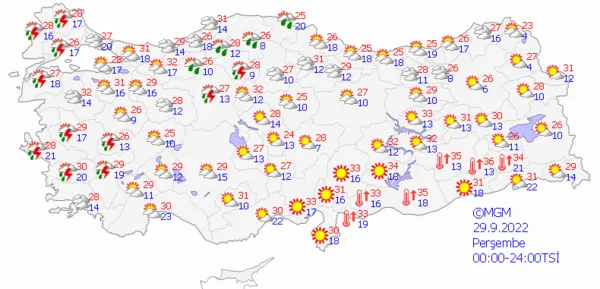 1664208091408.png Kuvvetli fırtına ve sağanak yağış yolda! Meteoroloji gün verdi! İstanbul Ankara İzmir hava durumu - 6