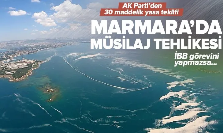 İstanbul ve Marmara’da müsilaj tehlikesi! AK Parti 30 maddelik yasa teklifini TBMM’ye sunacak