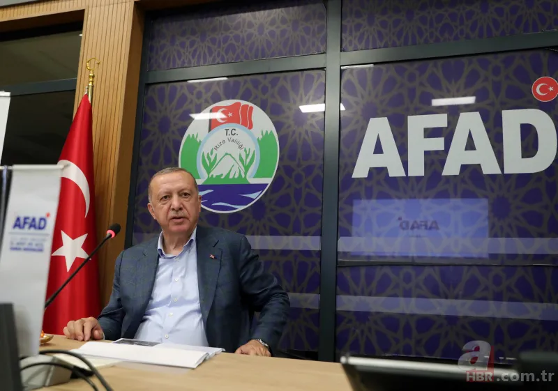 Rize ve Artvin'de sel felaketi | Başkan Erdoğan'dan 'kentleşme' uyarısı 12