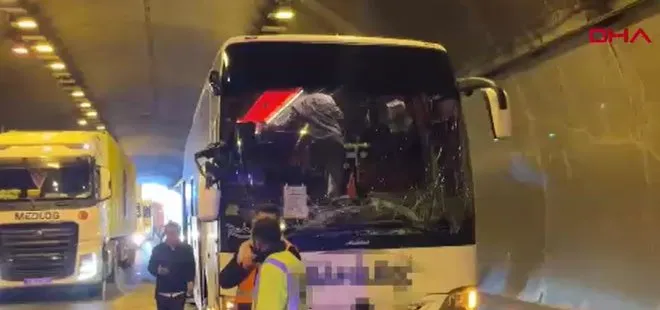Kocaeli'de otobüs kazası! Çok sayıda yaralı var