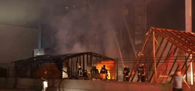 Konya’da ahşap ürünleri üreten fabrikada yangın