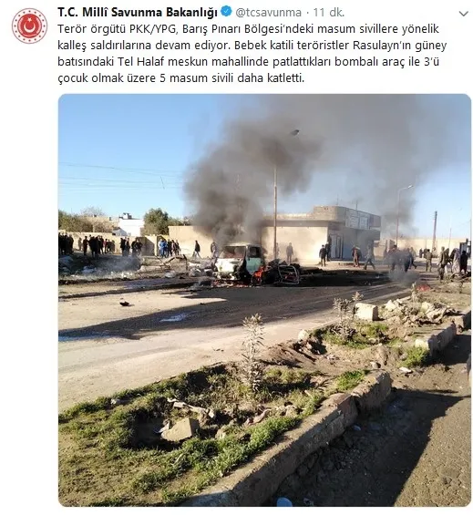 Son dakika: Tel Halaf'ta PKK-YPG'den sivillere kalleş saldırı - 1
