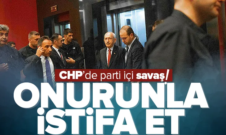 CHP’li Özcan: Kılıçdaroğlu onurunla istifa et!